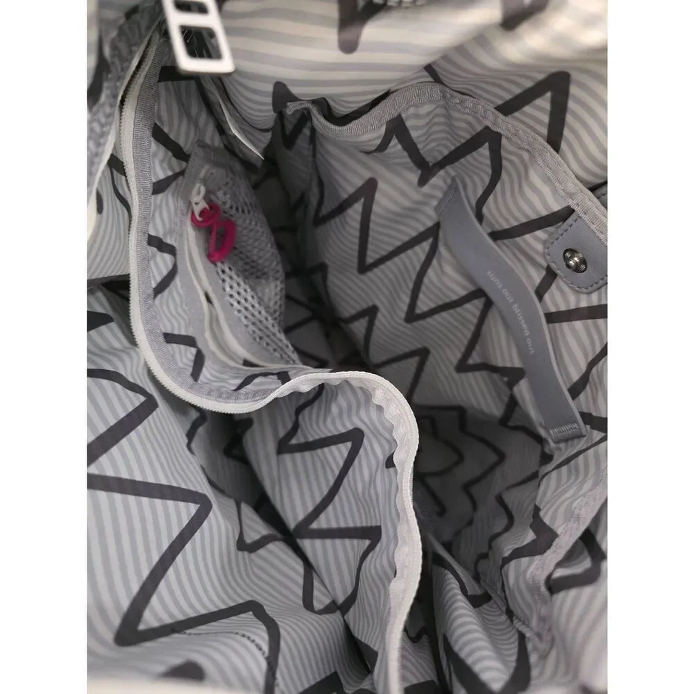 Lululemon Kickin' It Backpack Black / Slate / Black $118